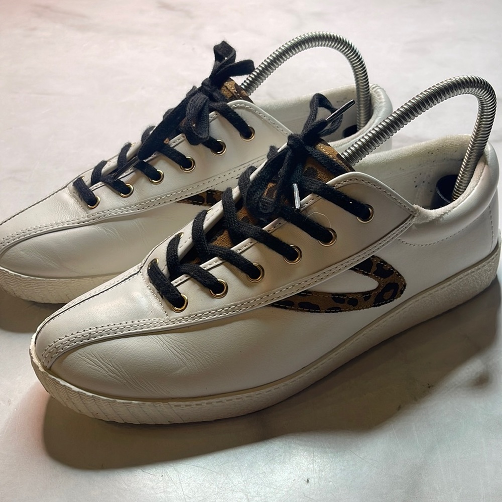 Tretorn Nylite Plus Leather Sneaker Size 9.5